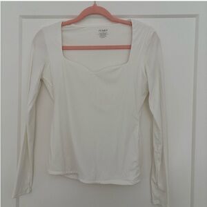Pumiey White long sleeve Top